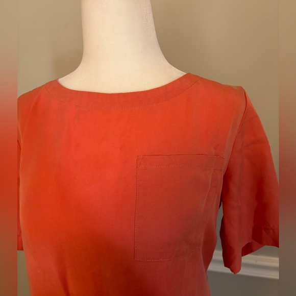 LOFT Le Grand Tee Dress In Coral - Picture 4 of 8